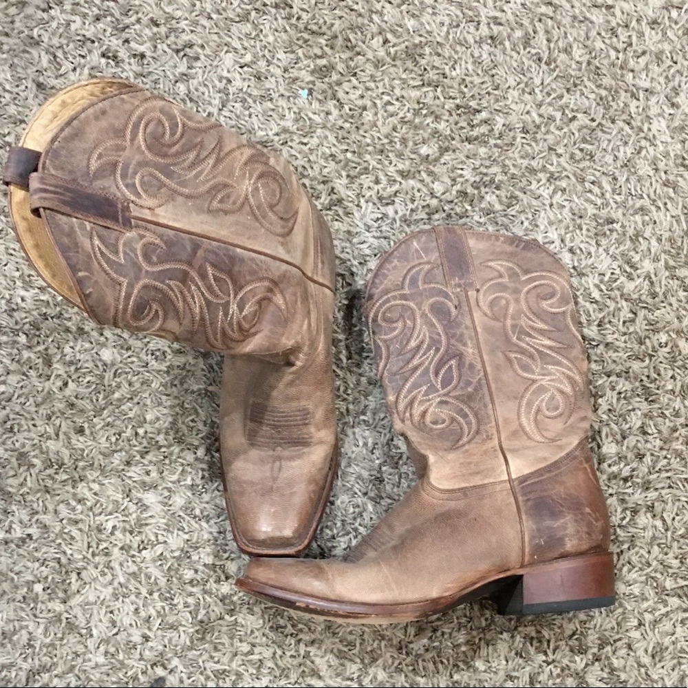 BootBarn Shyanne Cowgirl Boots-light brown
